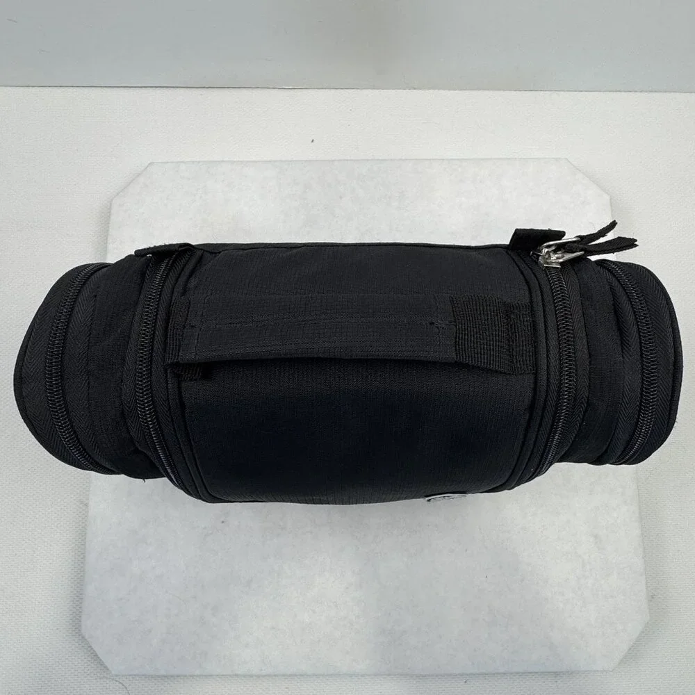 Heys Black Hanging Toiletry Bag Travel Organizer Multiple Compartments Diddy Bag